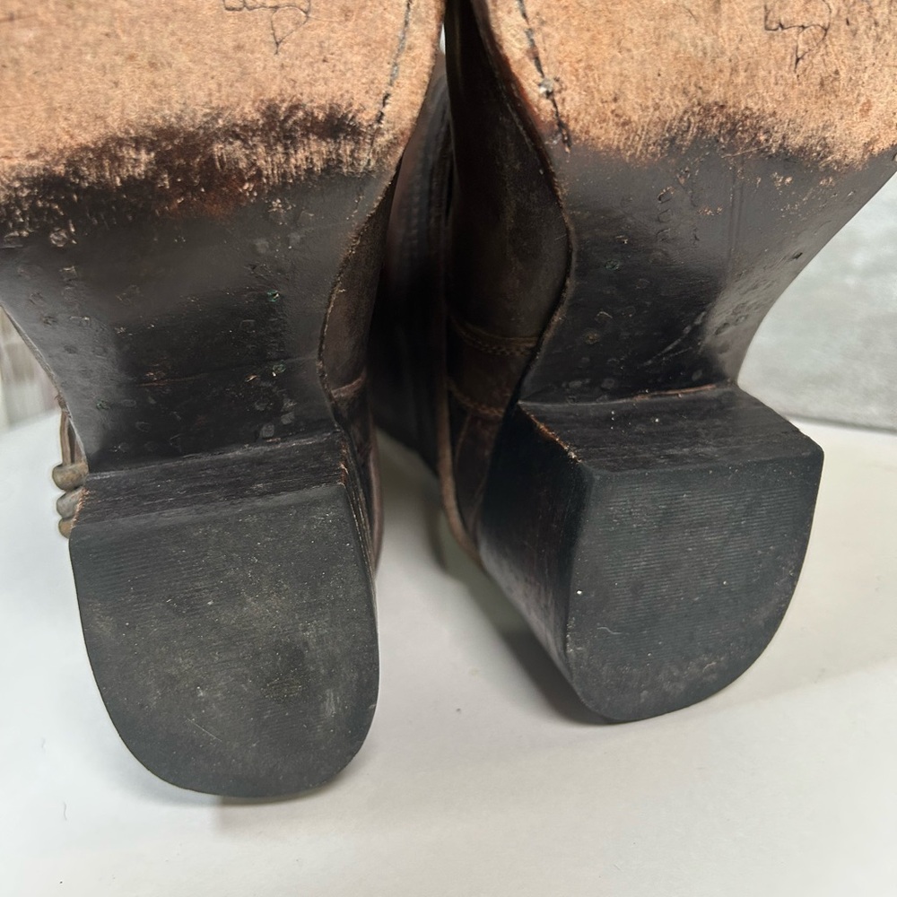 Freebird by Steven pikes wrap strap leather buckle boots - Picture 6 of 12